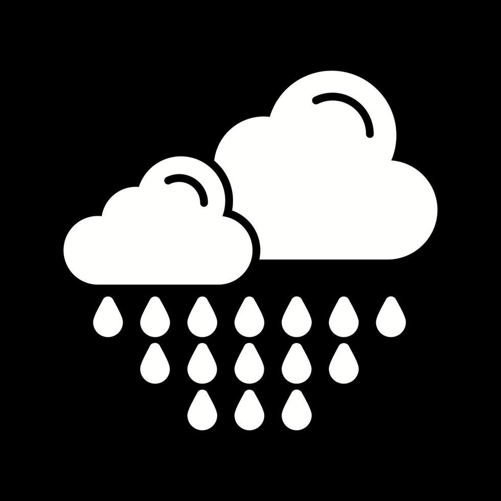 icono de vector de lluvia