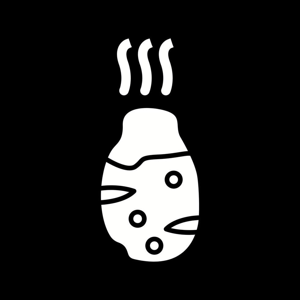 Roasted Potato Vector Icon