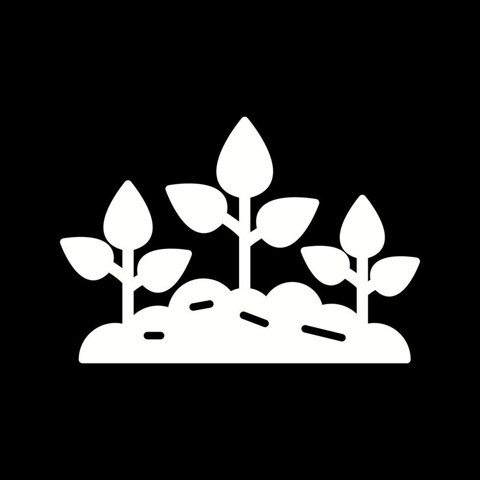 icono de vector de plantación