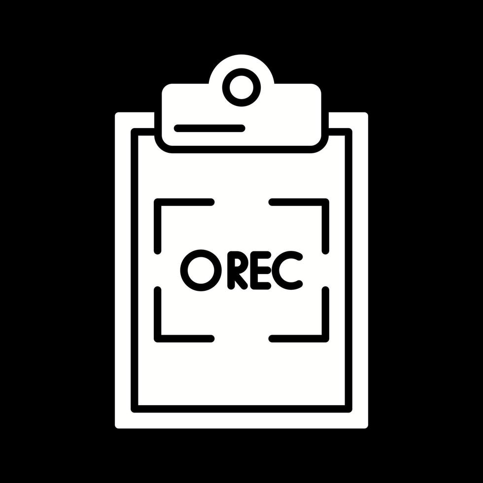 Record Vector Icon