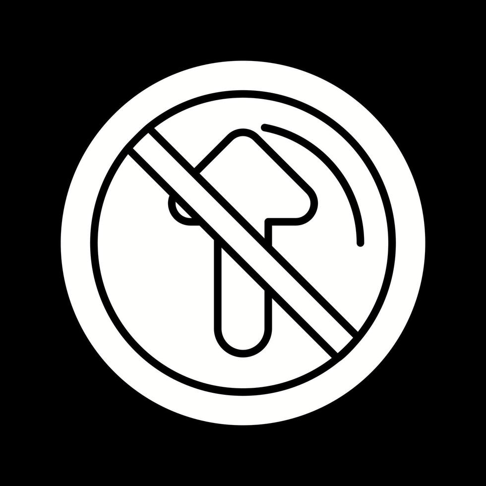 No Passing Vector Icon