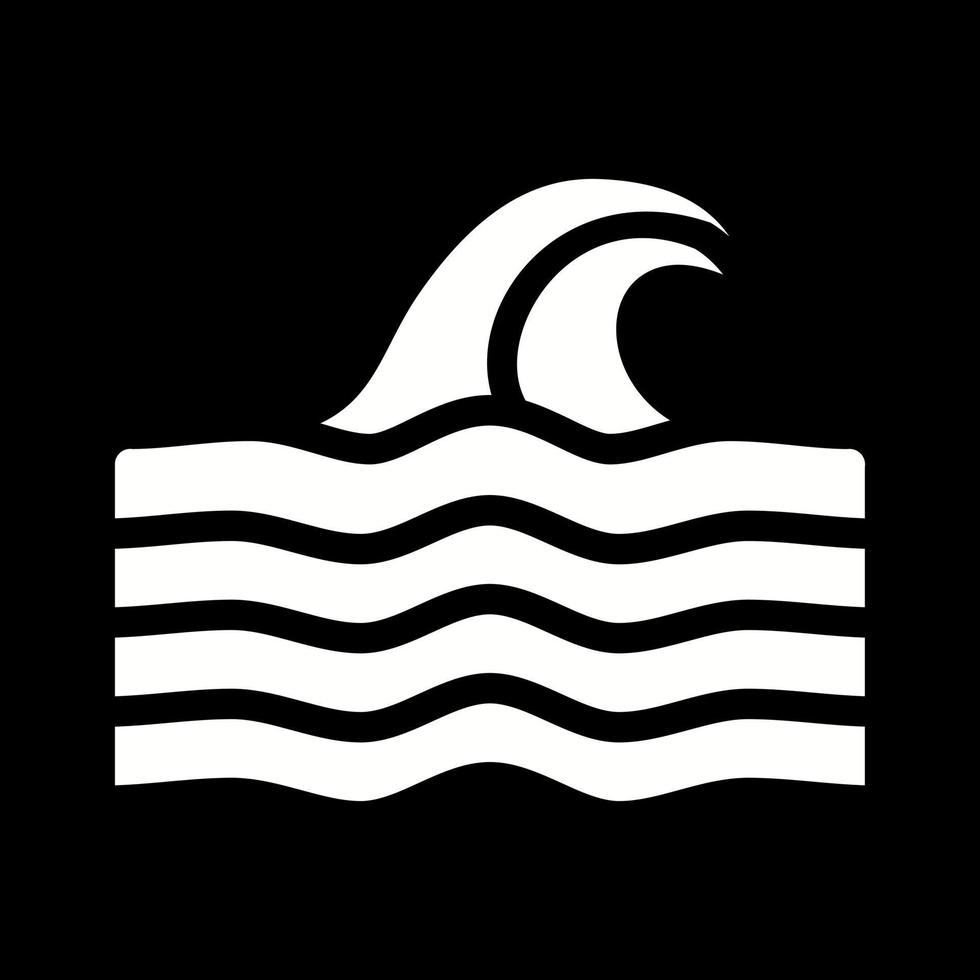 icono de vector de mar