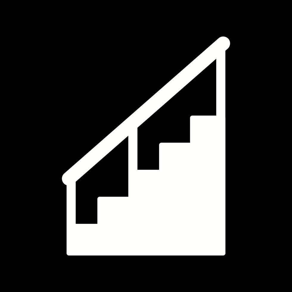 icono de vector de escaleras