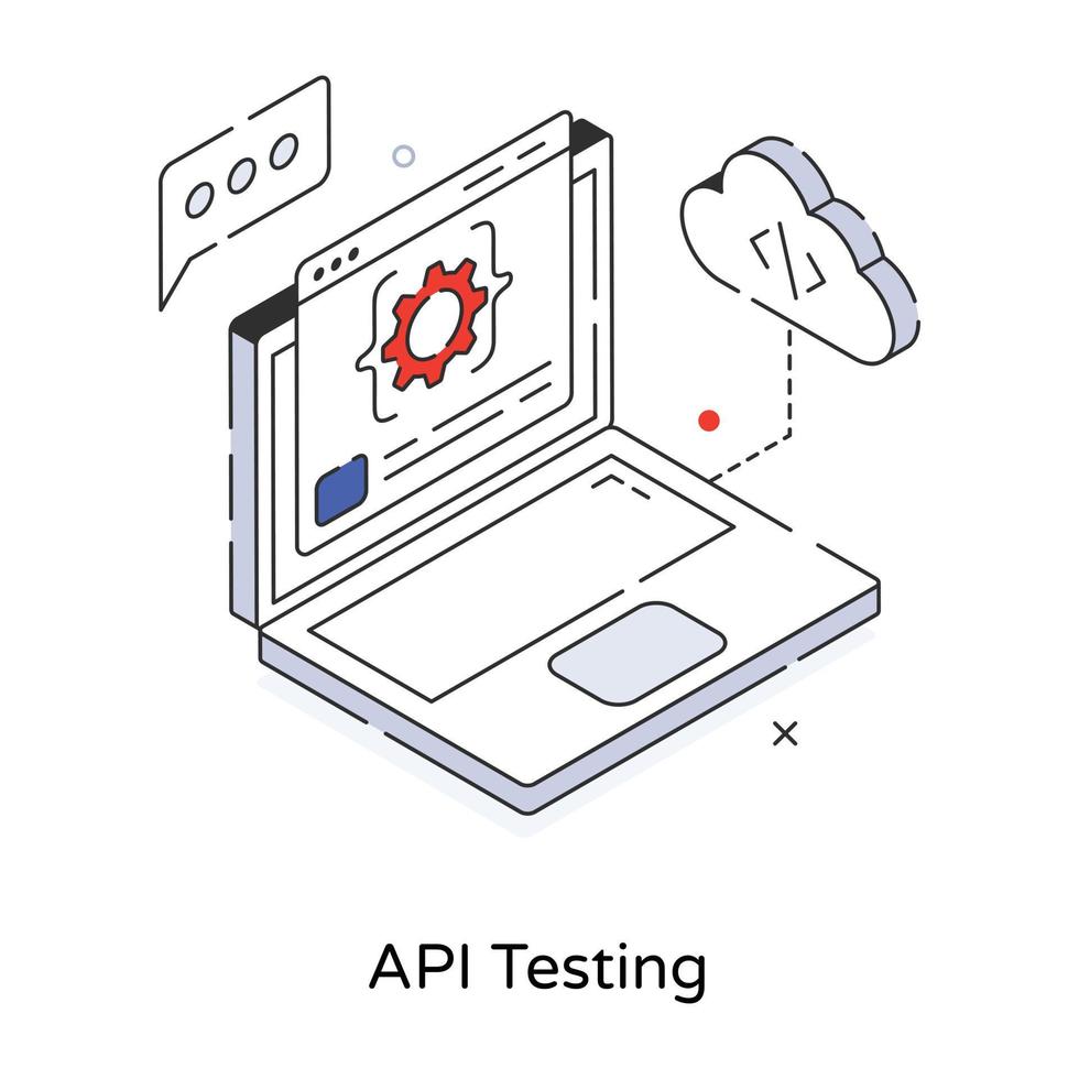 Trendy API Testing 17220976 Vector Art at Vecteezy