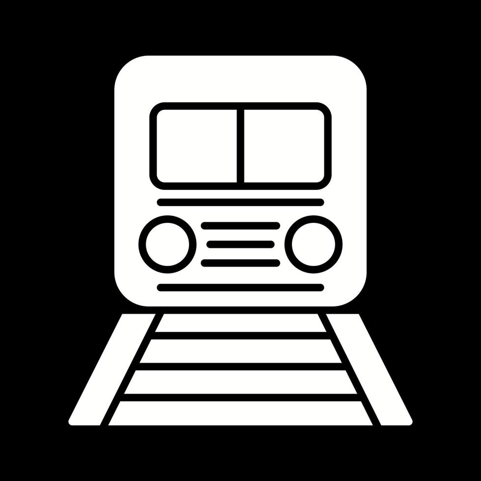 icono de vector de metro