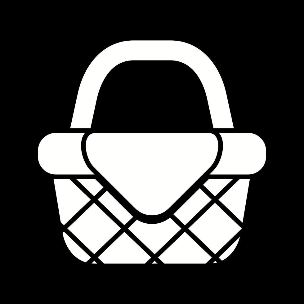 Picnic Basket Vector Icon