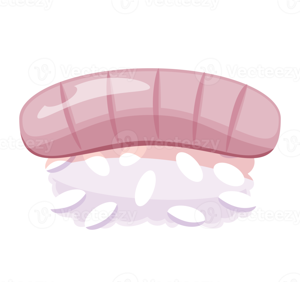 Sushi isoliertes Element png