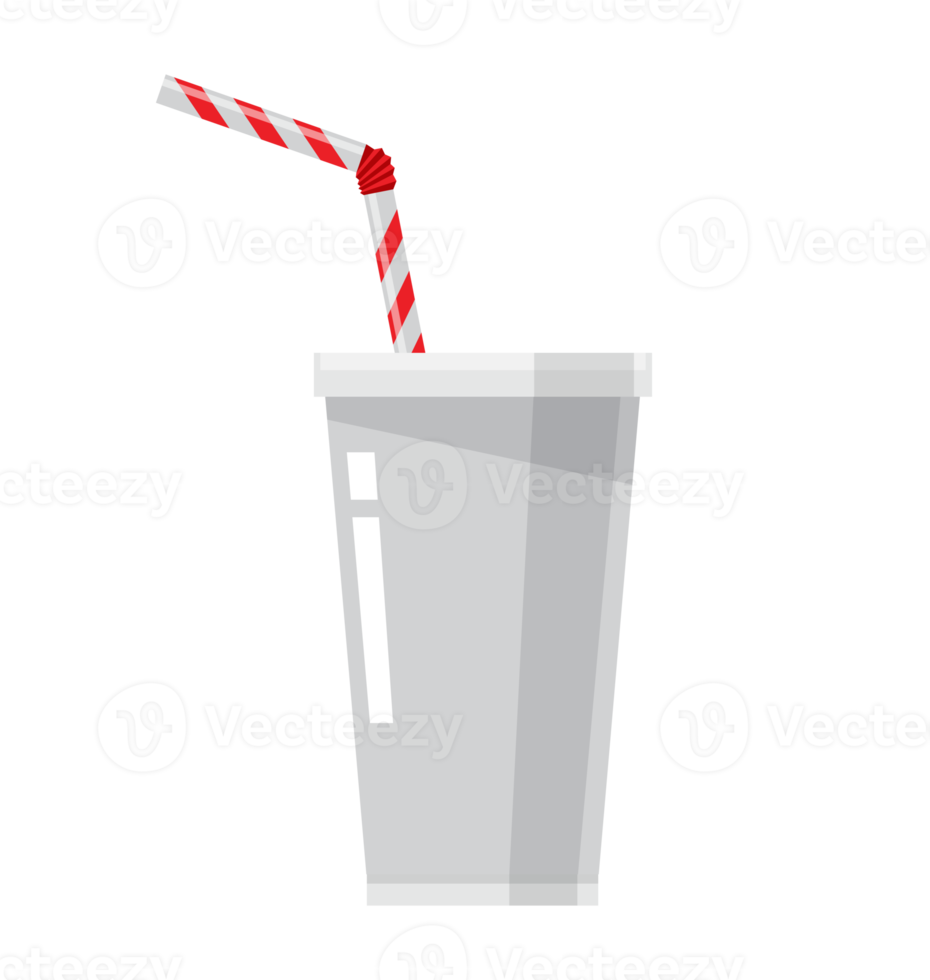 Fast food icon Drink with straw png