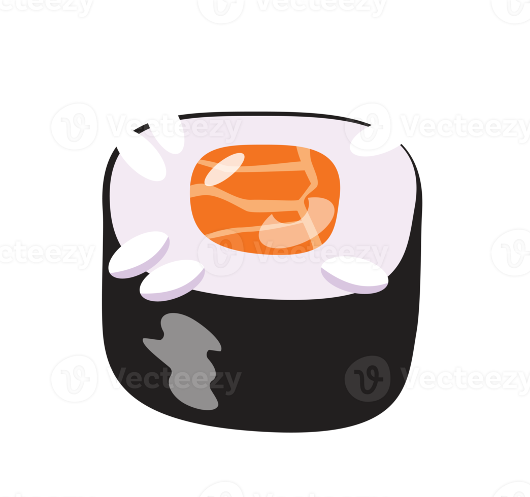 sushi isolerat element png