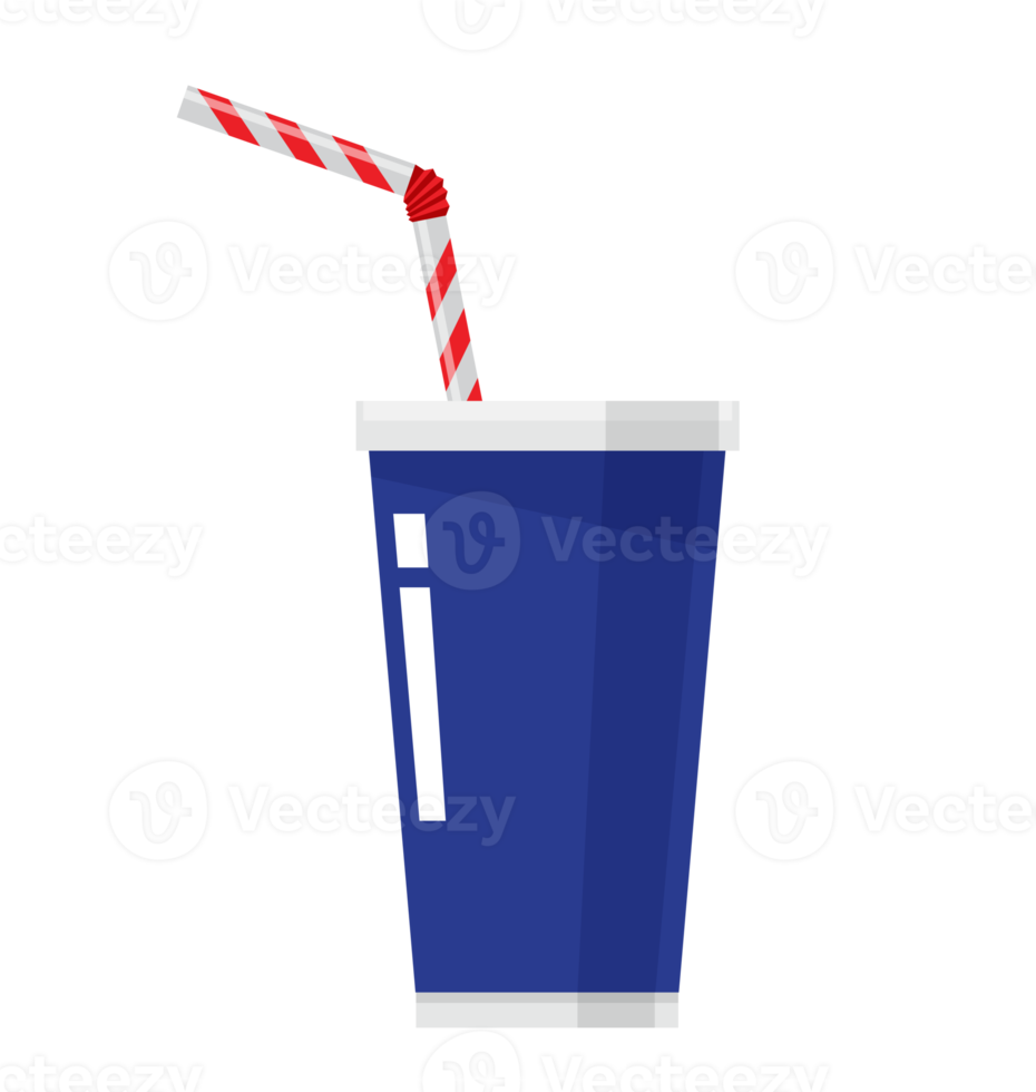 Fast food icon Drink with straw png