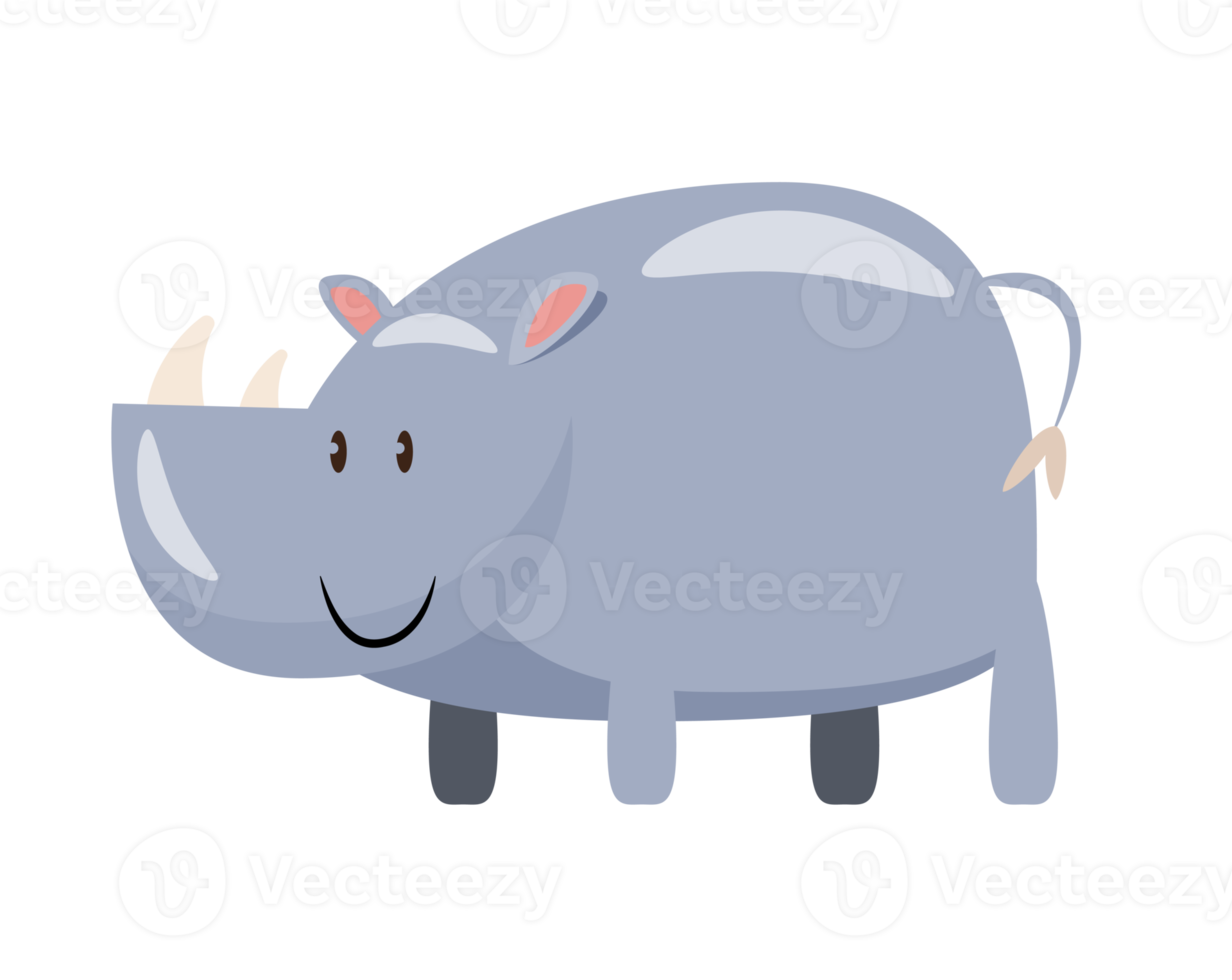 rhinoceros cartoon character png