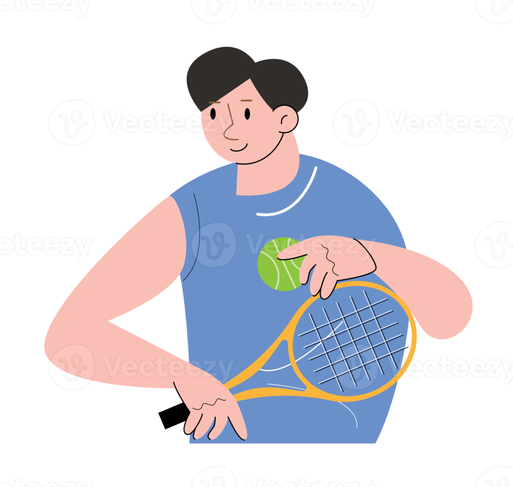 character people play tennis png