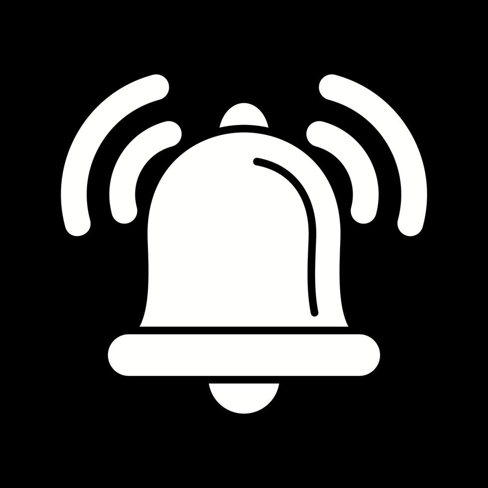 icono de vector de campana