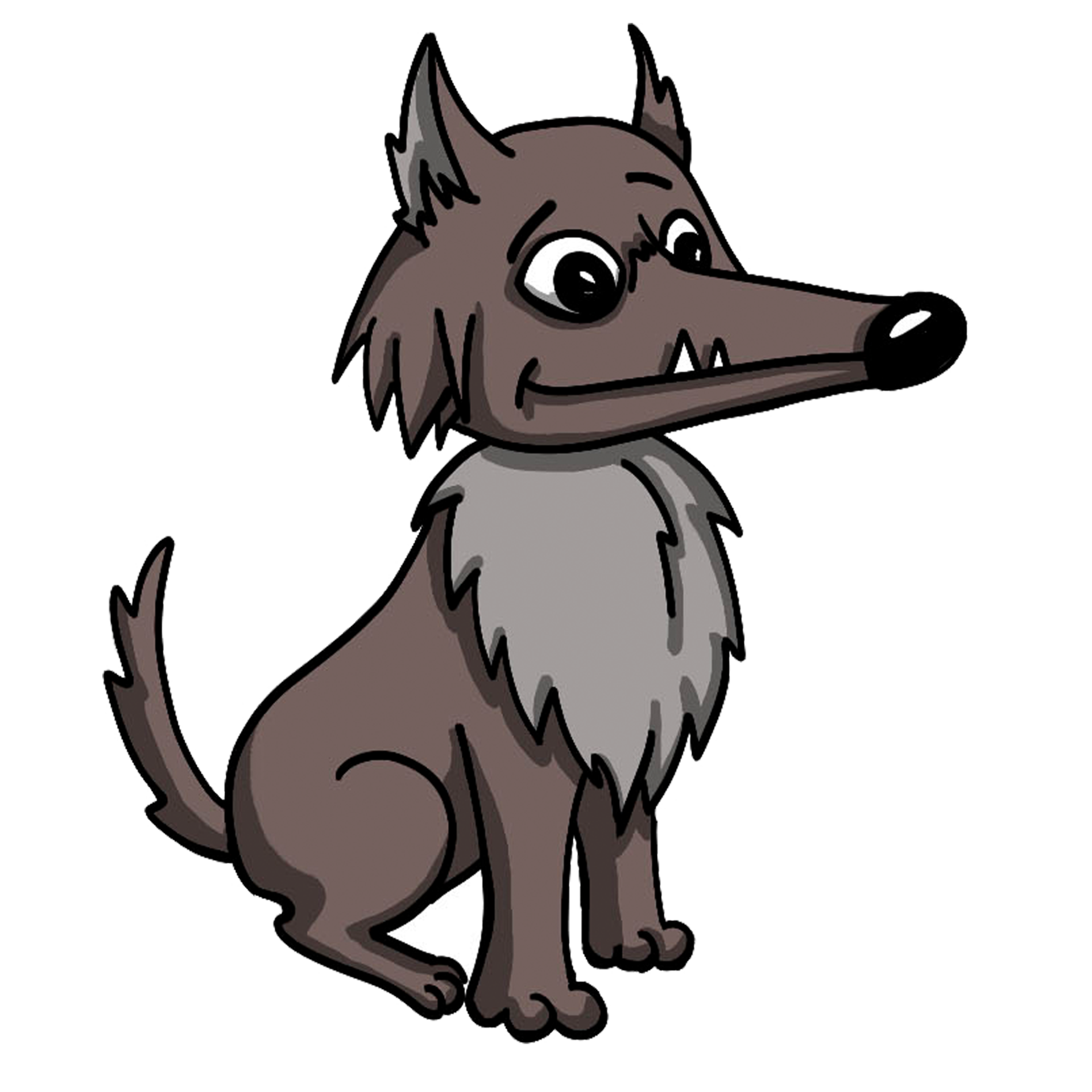 Wolf cartoon animal 17221984 PNG