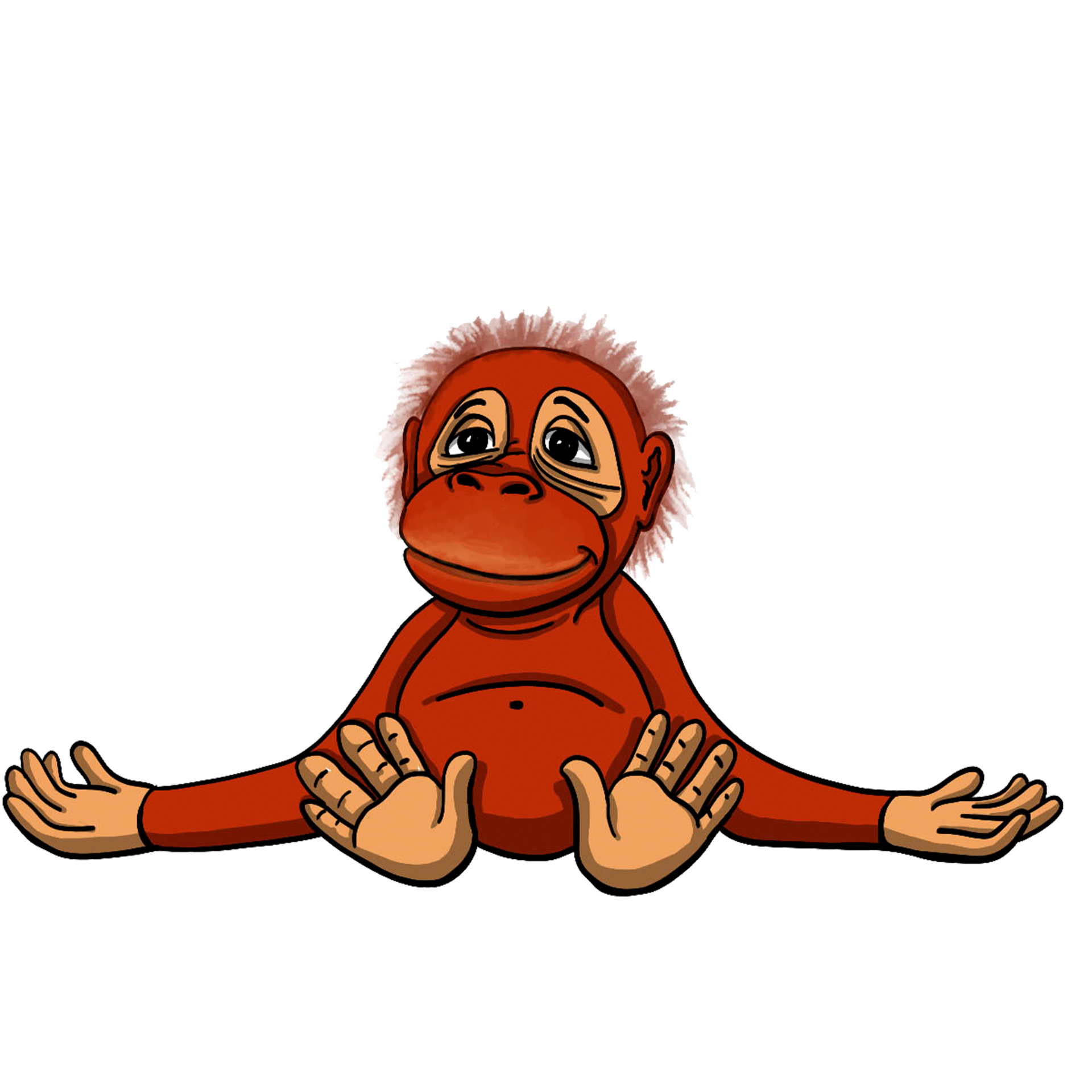 animal dos desenhos animados do macaco 16765674 PNG