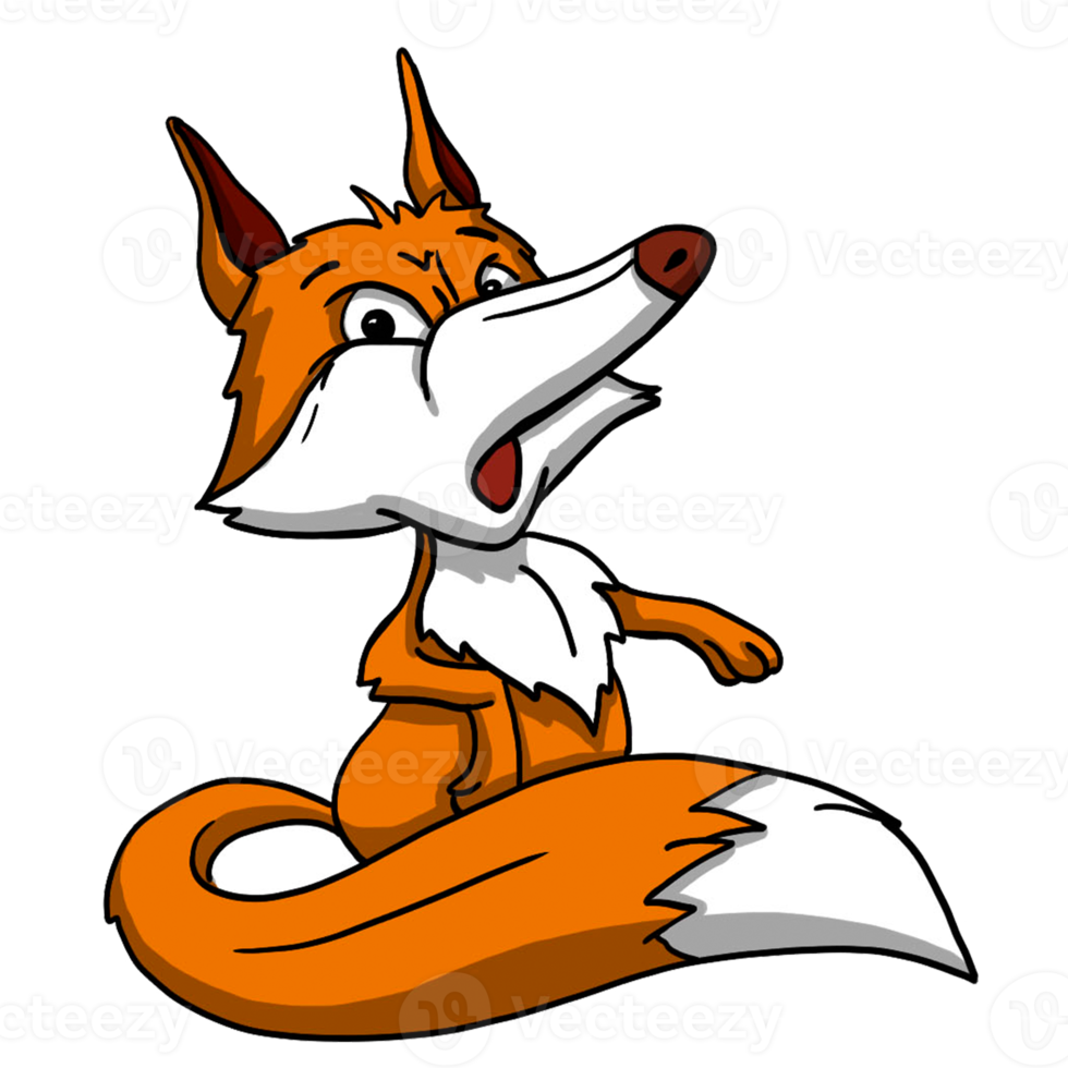 Fox cartoon animal png