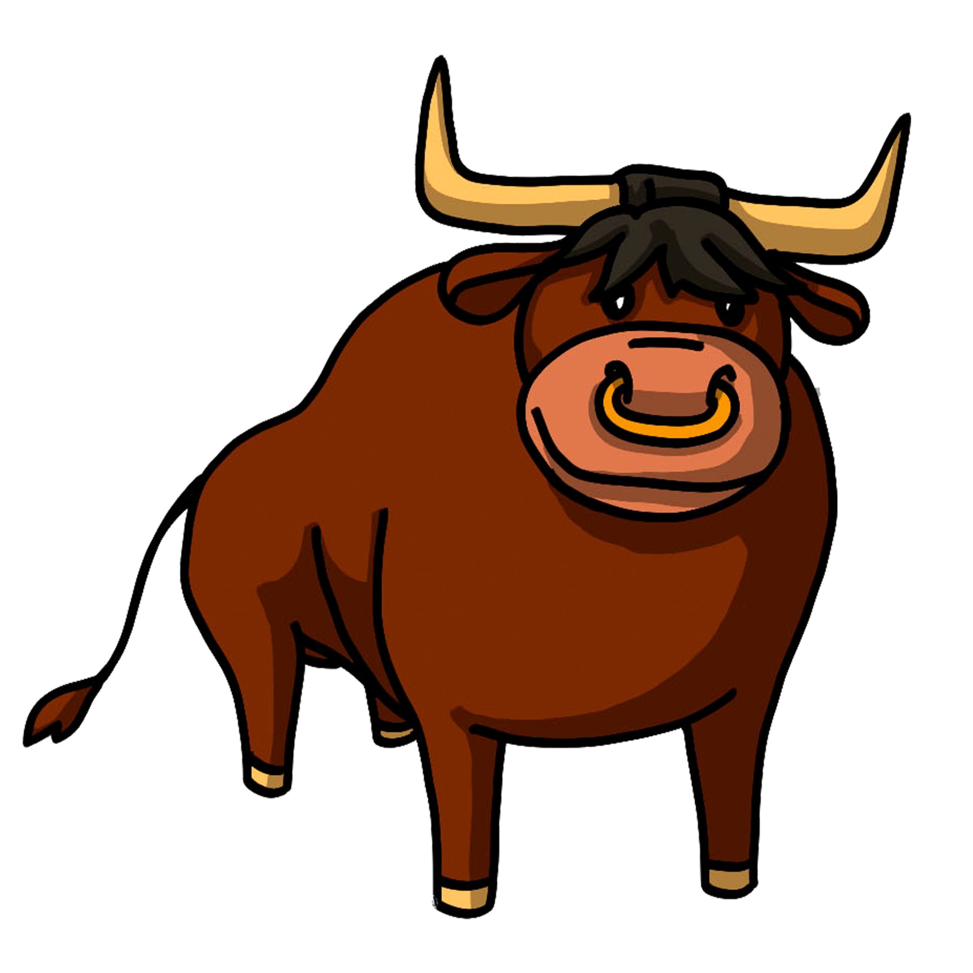 Free Bull cartoon animal 17221992 PNG with Transparent Background Free Bull cartoon animal 17221992 PNG with Transparent Background