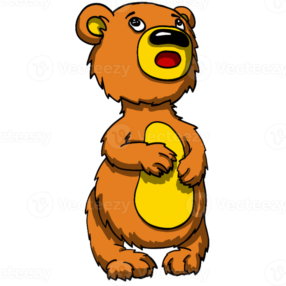 Bear cartoon animal png