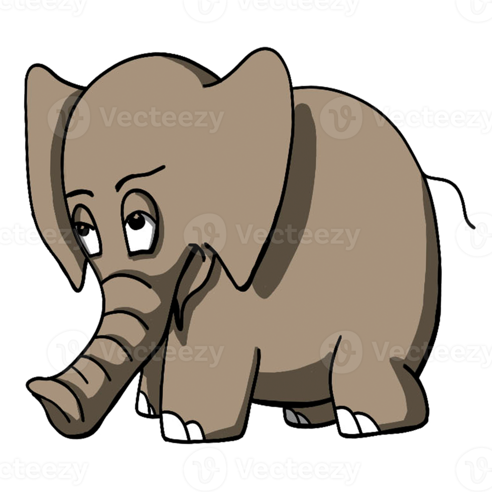 elefante de dibujos animados de animales png