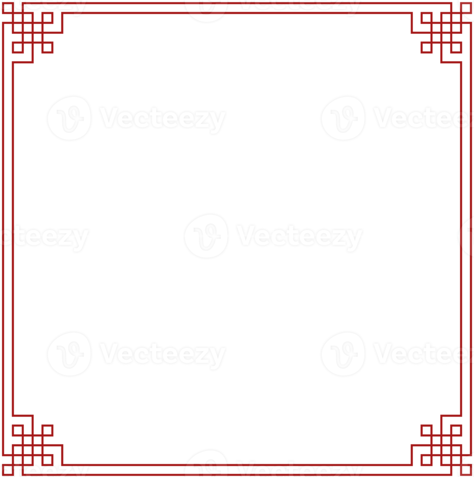 Chinese decorative frame png