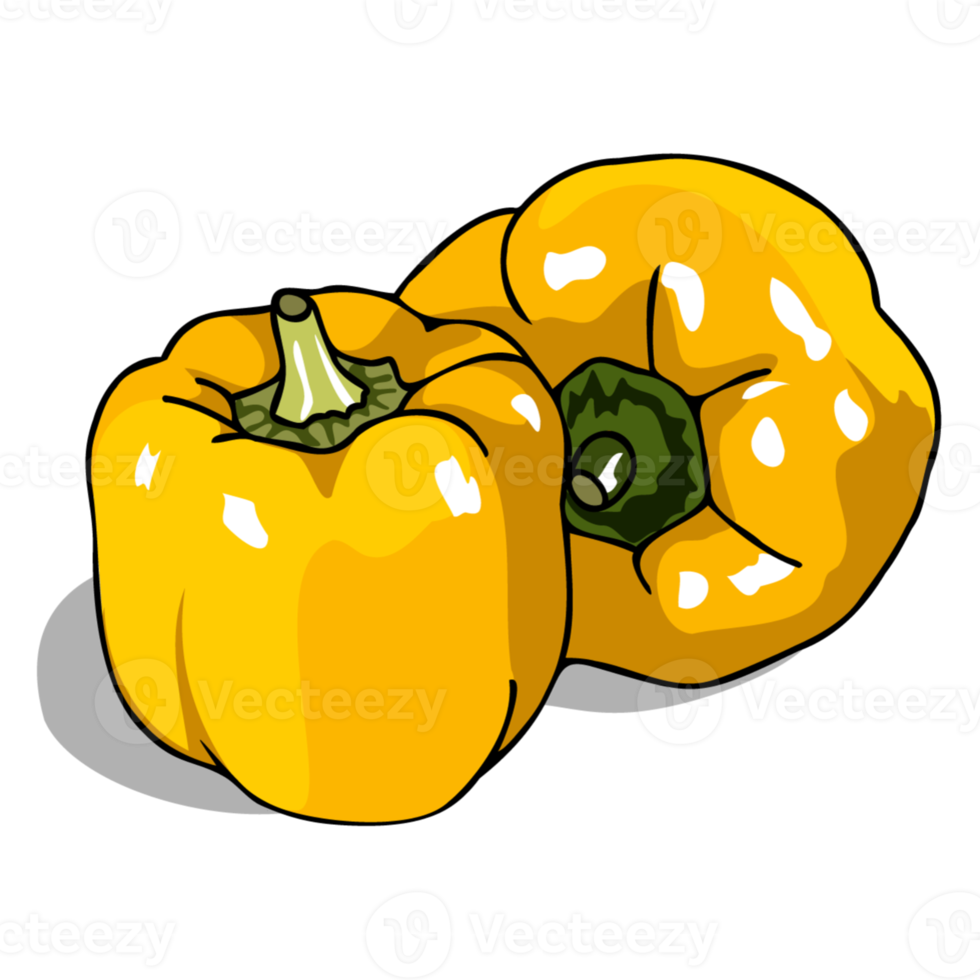 Yellow Bell pepper png