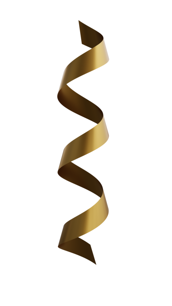 Gold Curly Ribbons PNG Images & PSDs for Download