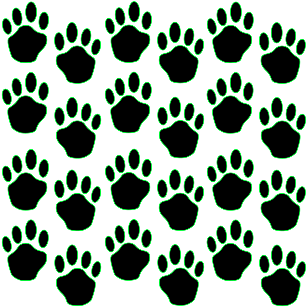 Dog paws pattern. Pets theme. Great for printing. Background pattern png