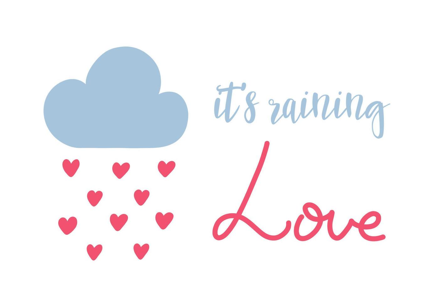 Cute Valentines banner, greeting card design with text lettering vector illustration.