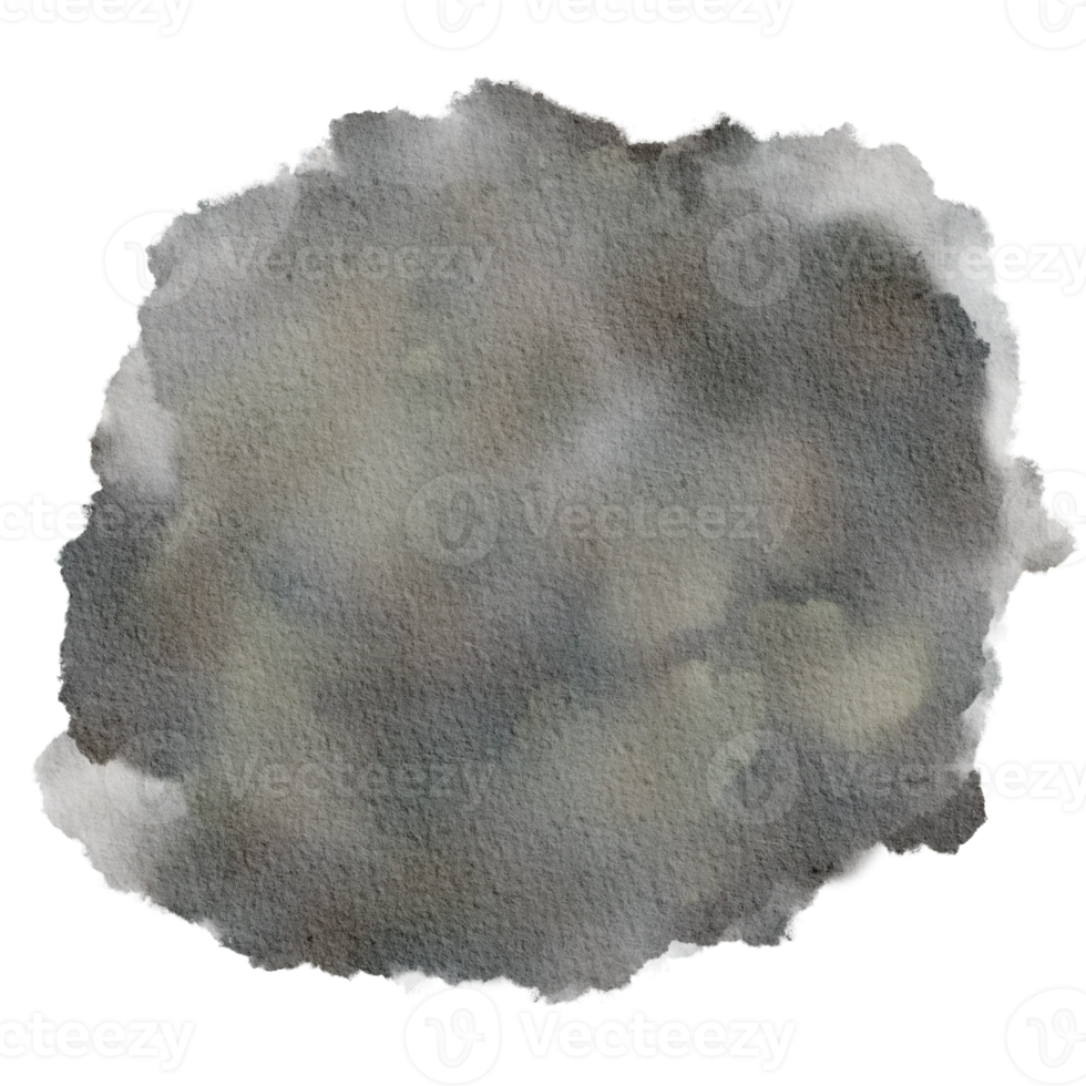 Color of the Year Ultimate Gray Watercolor Paint Stain Background