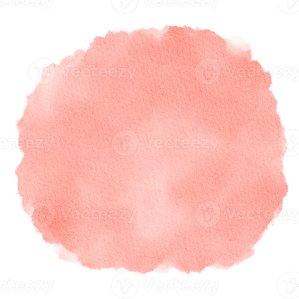 Pastel Light Pink Watercolor Paint Stain Background Circle png