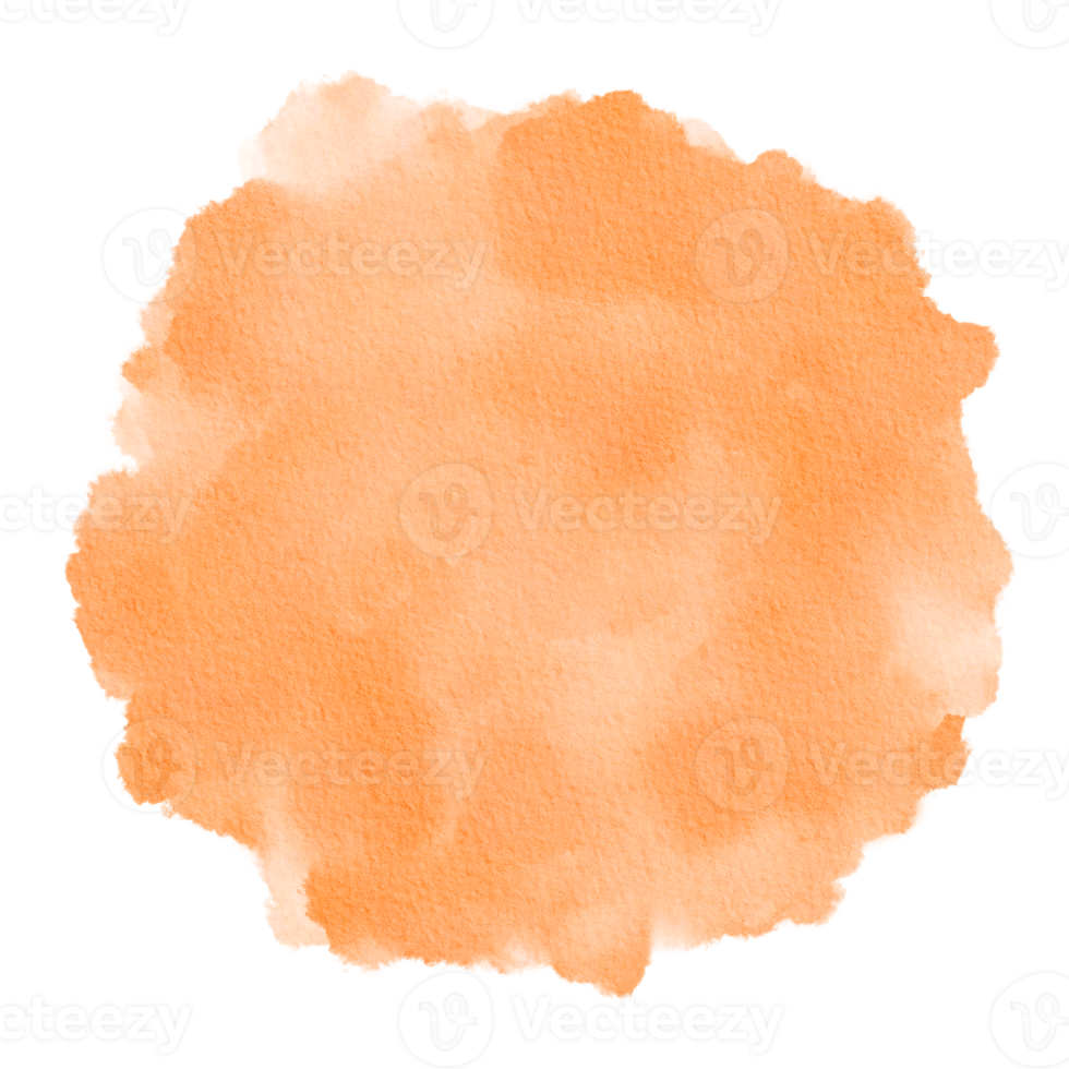 orange Aquarell abstrakte Textur Rechteck Hintergrund png