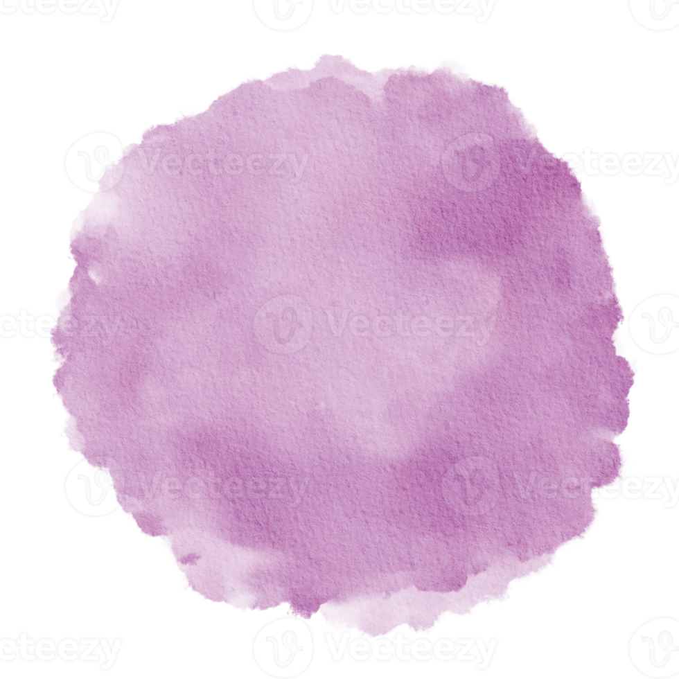 pastel licht Purper waterverf verf bekladden achtergrond cirkel png