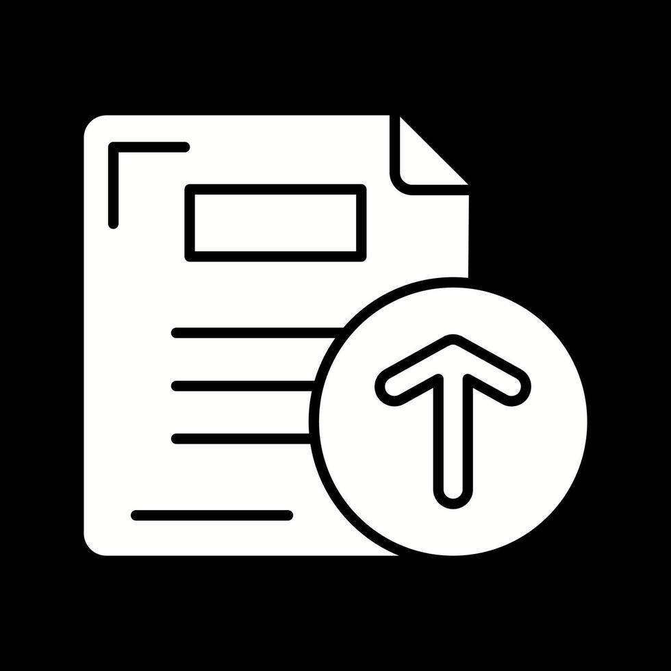 Files Upload Vector Icon