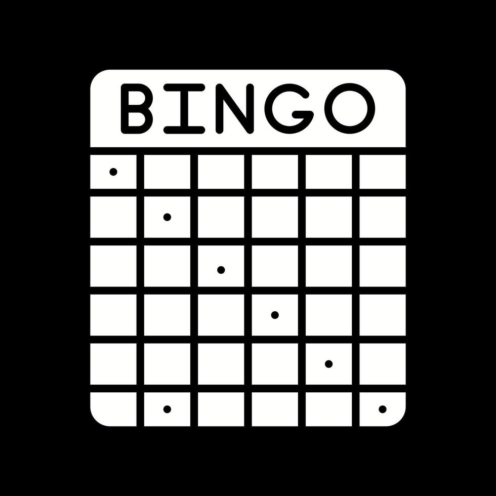 Bingo Vector Icon