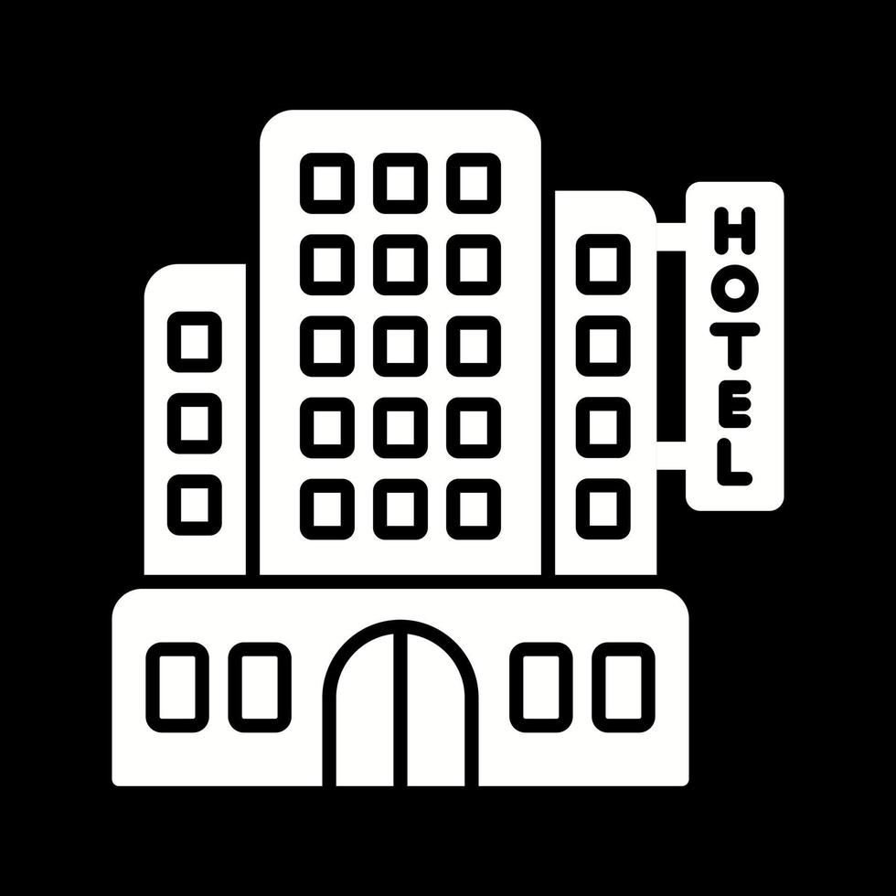 icono de vector de hotel