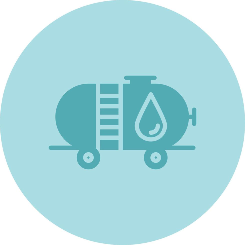 Oil Tank Vector Icon