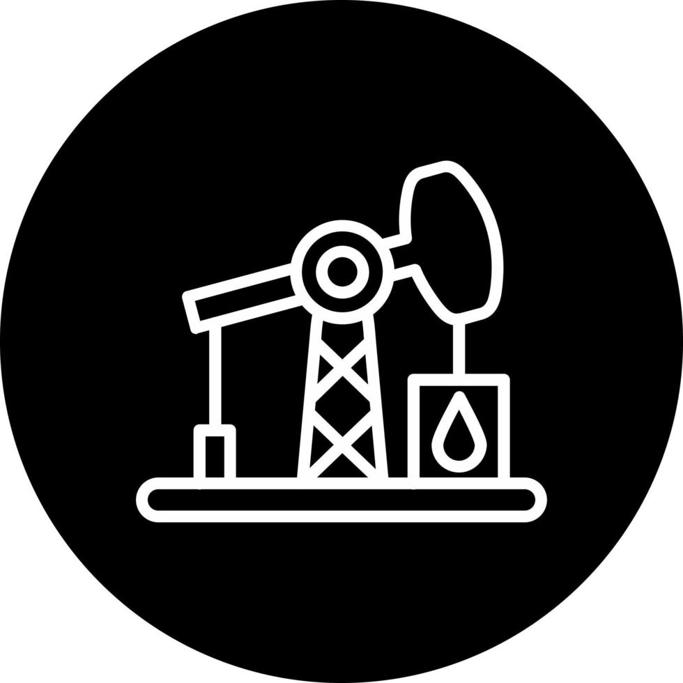 Drilling Rig Vector Icon