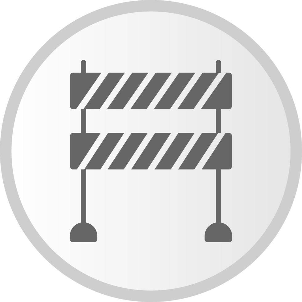 Road Block Vector Icon