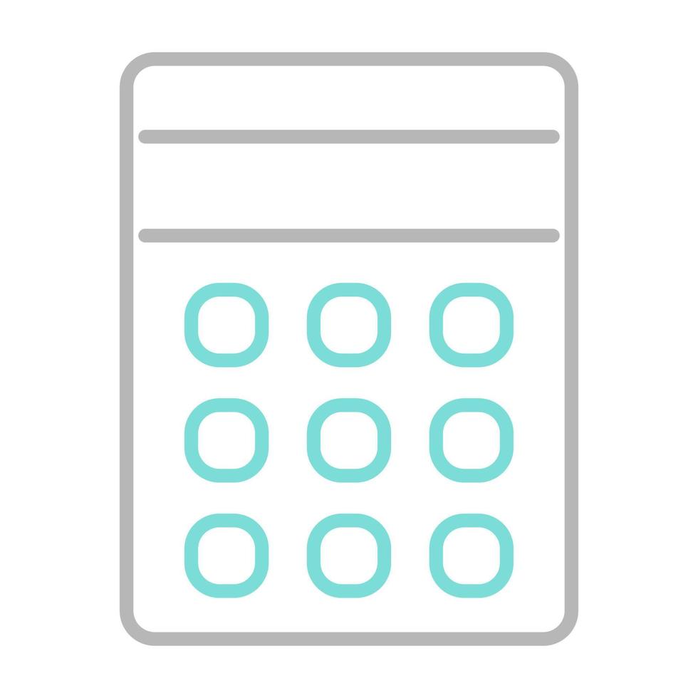 calculator icon, suitable for a wide range of digital creative projects. vector