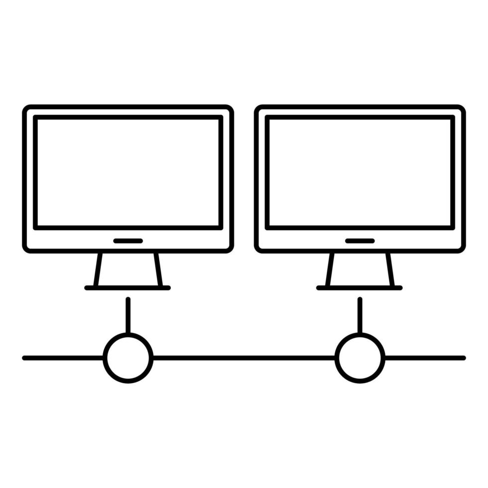 Connection icon, suitable for a wide range of digital creative projects. vector