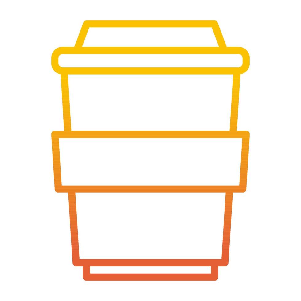 Cup coffee icon, suitable for a wide range of digital creative projects. vector