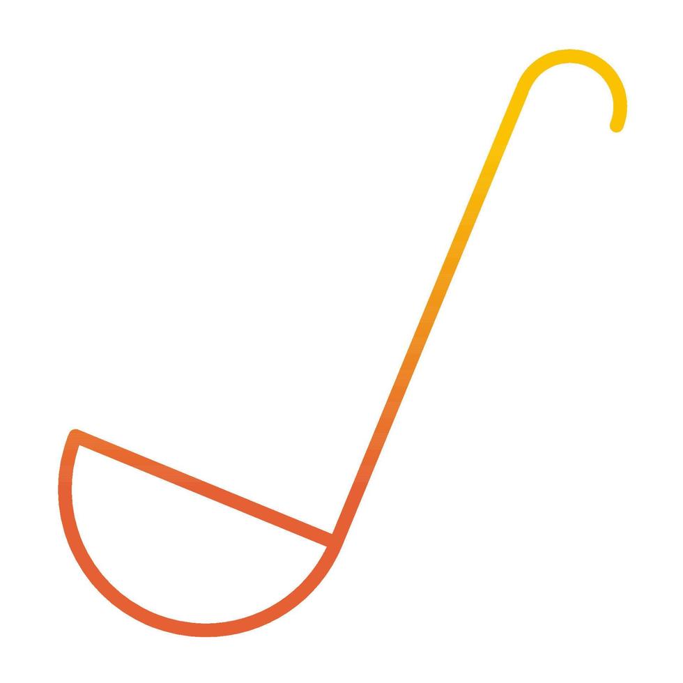 Ladle soup icon, suitable for a wide range of digital creative projects. vector