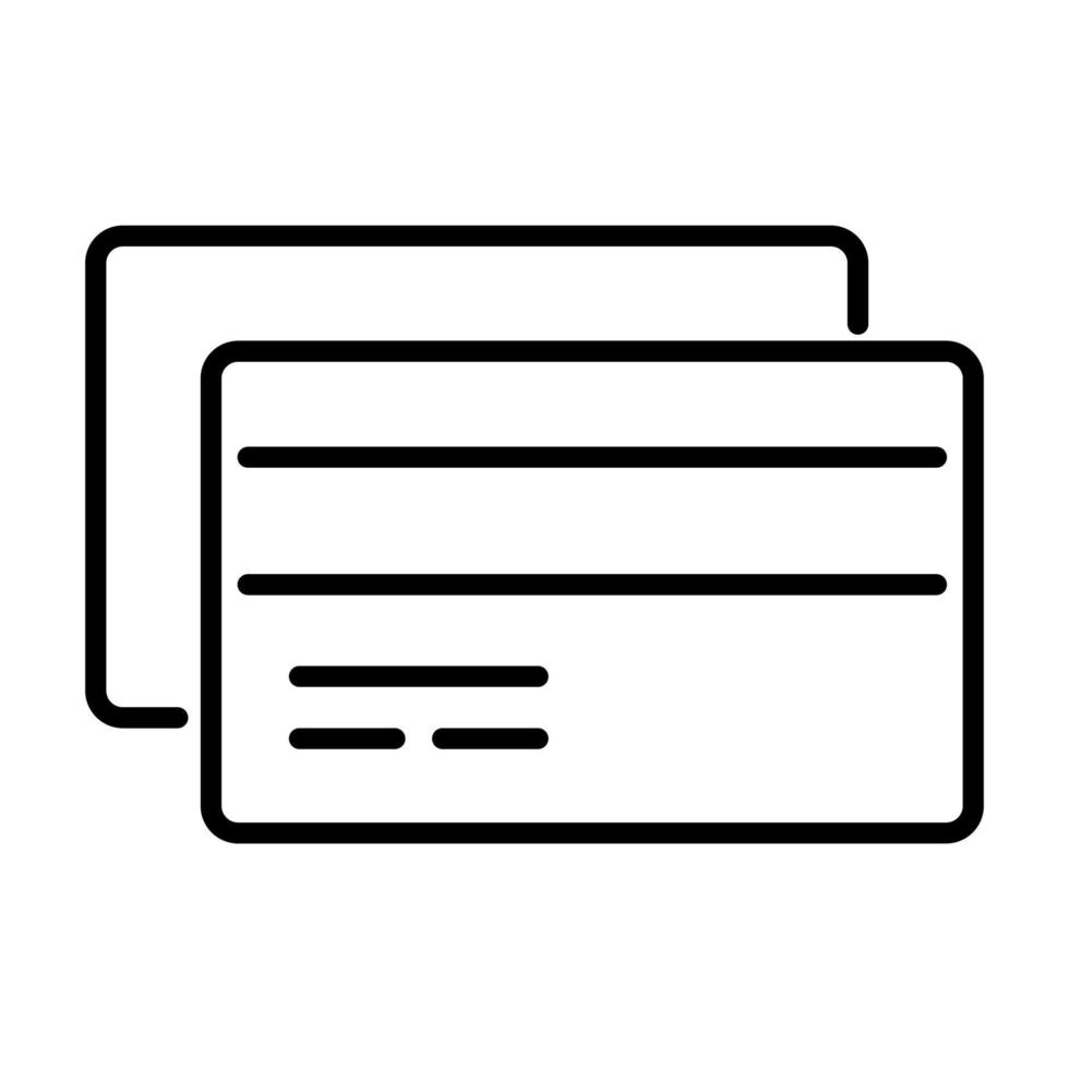 credit card icon, suitable for a wide range of digital creative projects. vector