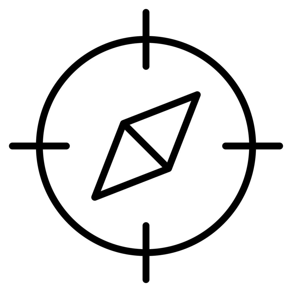 compass icon, suitable for a wide range of digital creative projects. vector