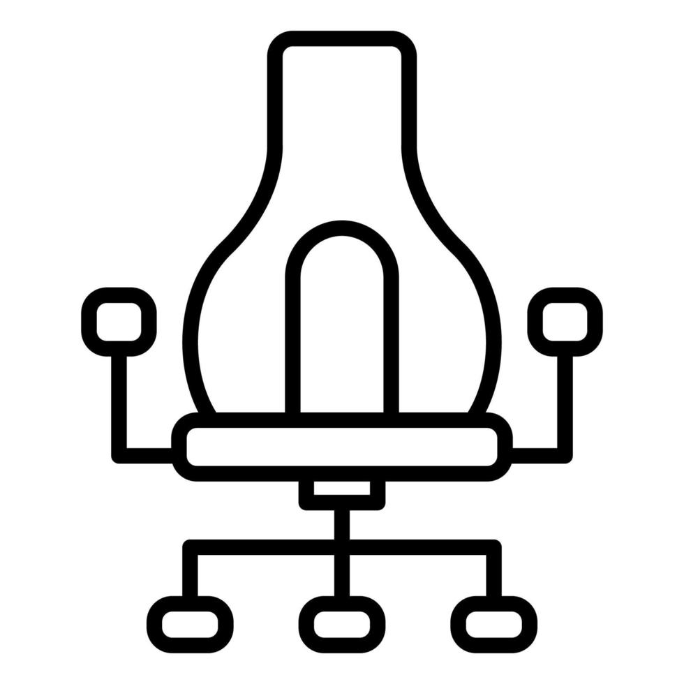gamer chair icon, suitable for a wide range of digital creative projects. vector