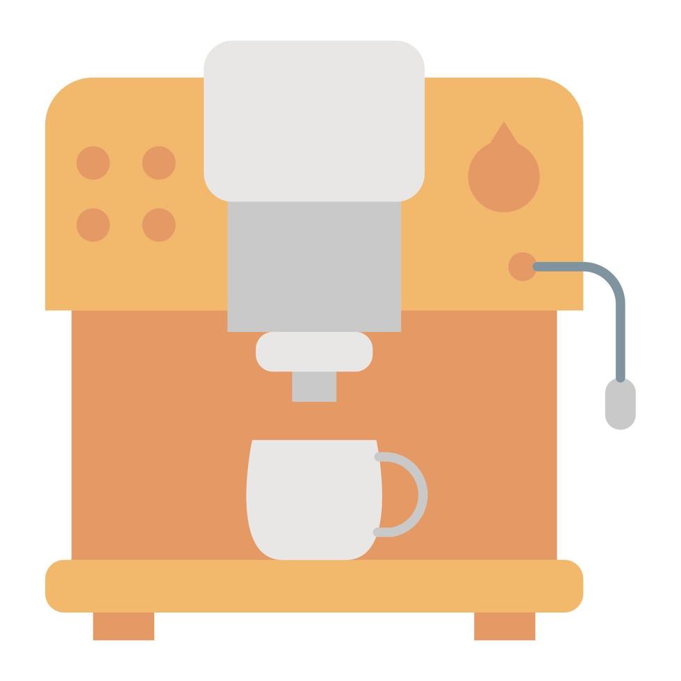 coffee machine icon, suitable for a wide range of digital creative projects. vector