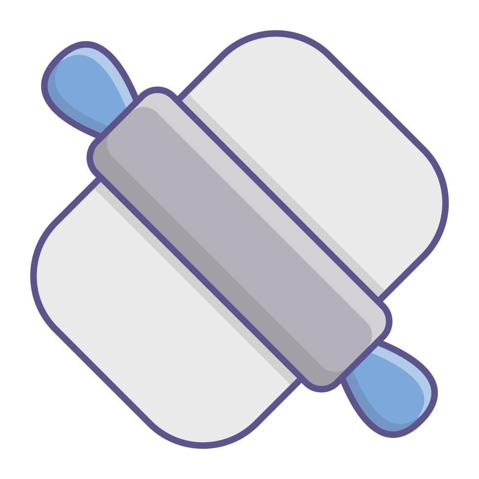 Rolling pin icon, suitable for a wide range of digital creative projects. vector