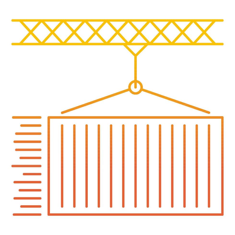 cargo shipping icon, suitable for a wide range of digital creative projects. vector