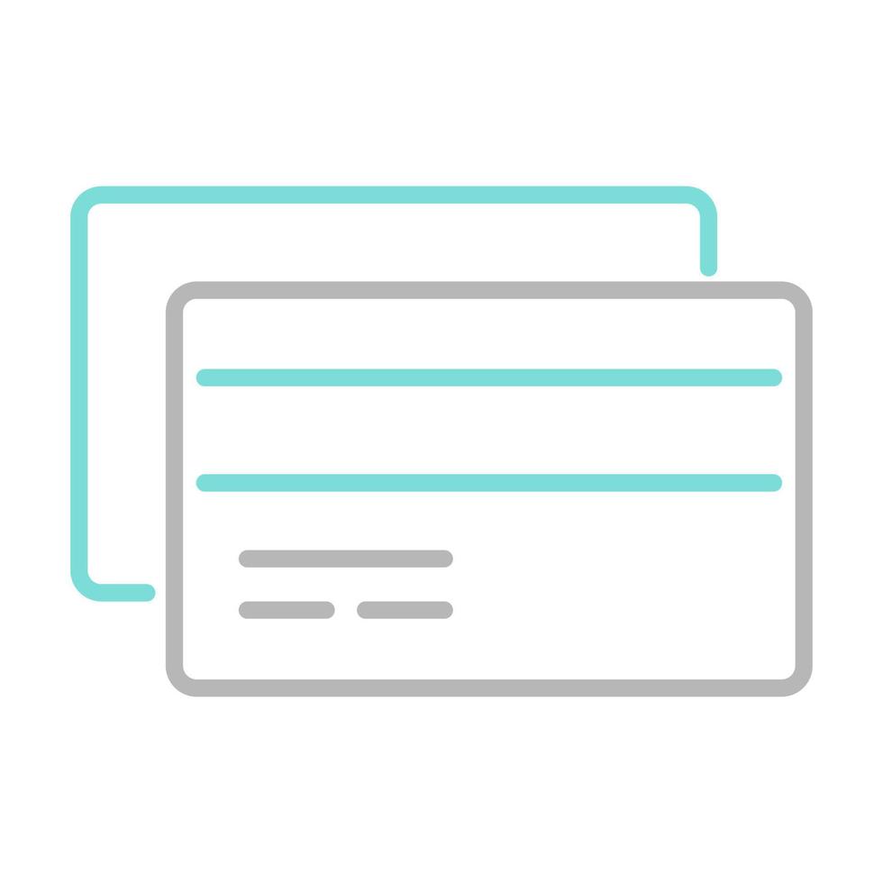 credit card icon, suitable for a wide range of digital creative projects. vector