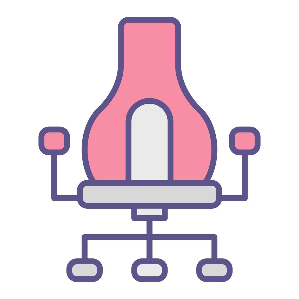 gamer chair icon, suitable for a wide range of digital creative projects. vector